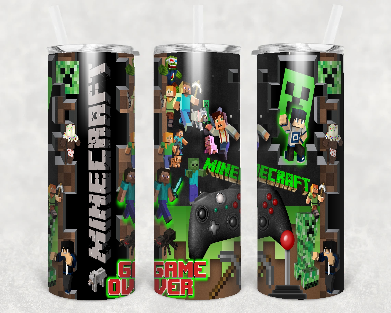 45+ Minecrafter Tumbler Wrap Bundle | 20 oz Skinny Tumbler PNG Image  Sublimation | Minecraft Game Tumbler Cup | Mine Tumbler Wrap Design