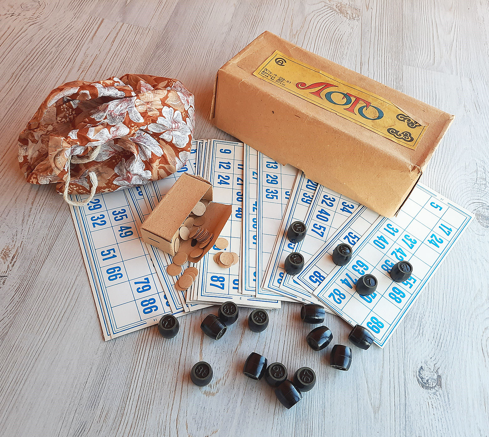  Extguds Tombola Bingo Game,Vintage Tombola Italian Game,Russian  Lotto with number1-90 for Lottery, for up to 24 Players : Toys & Games