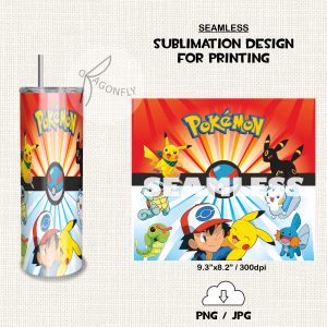 Minecraft tumbler sublimate designs STRAIGHT 20 oz-332