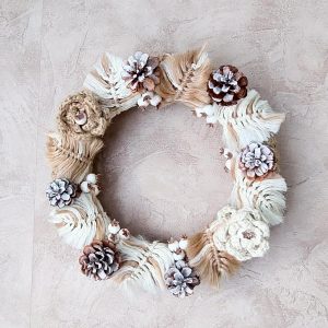 Wreath Christmas Hand-woven winter gift