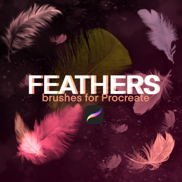 FEATHERS brushes for Procreate