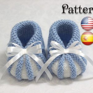 Home 1137 Baby booties knitting pattern