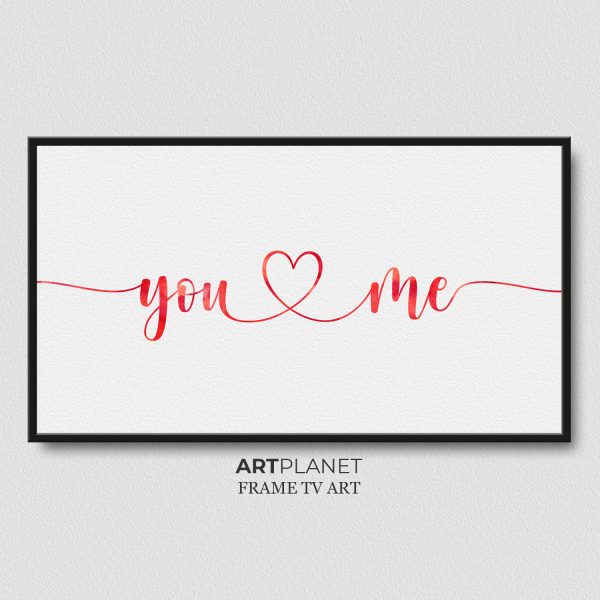 Samsung Frame TV Art Valentine's Day