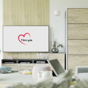 Valentine’s Day Samsung Frame TV Art I Love You