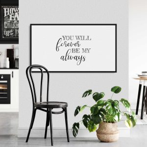Valentine’s Day Samsung Frame TV Art You Will Forever Be My Always