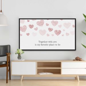 Samsung Frame TV Art Together With You Is My Favorite Place To Be