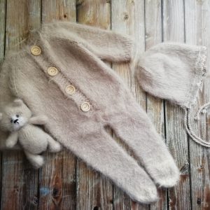 Set with a teddy bear, size newborn