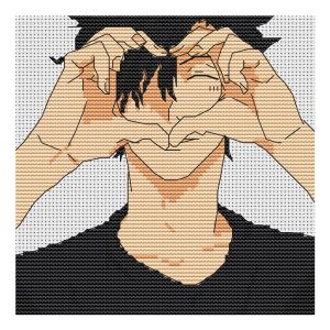 Handmade Marketplace 563 anime cross stitch pattern haikyuu