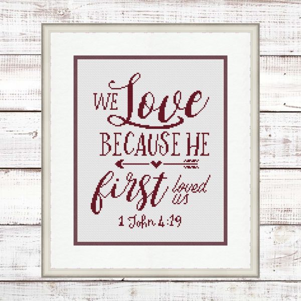 we love because he first loved us