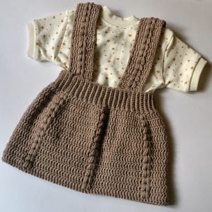 Pinafore baby dress for 3 6 month crochet pattern