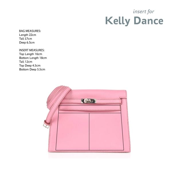 Kelly Dance linen purse insert