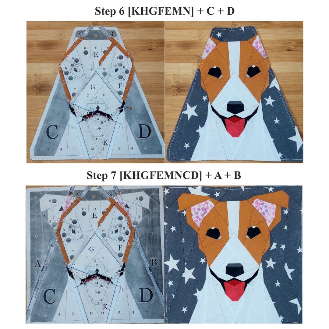 8in Jack Russell quilt block patterns 4 versions with variation 5 8in Jack Russell quilt block patterns 4 versions with variation - Image 5