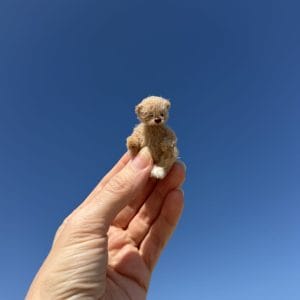 Miniature Teddy Bear / Crochet Toy