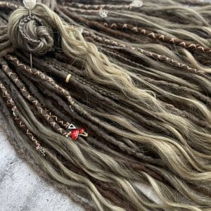 hooked synthetic dreads de brushable dreadlocks