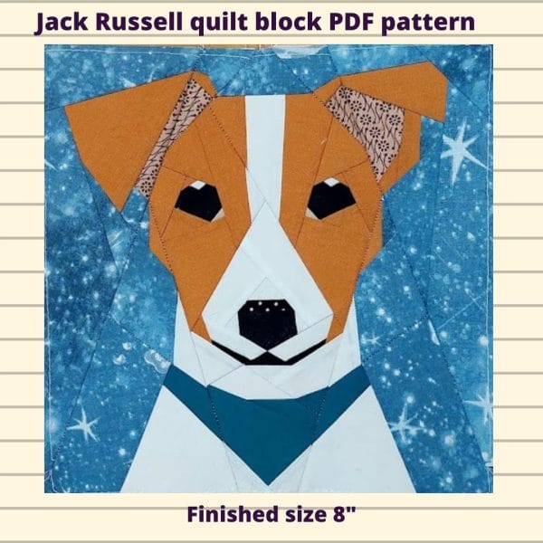 Jack Russell quilt block рatterns