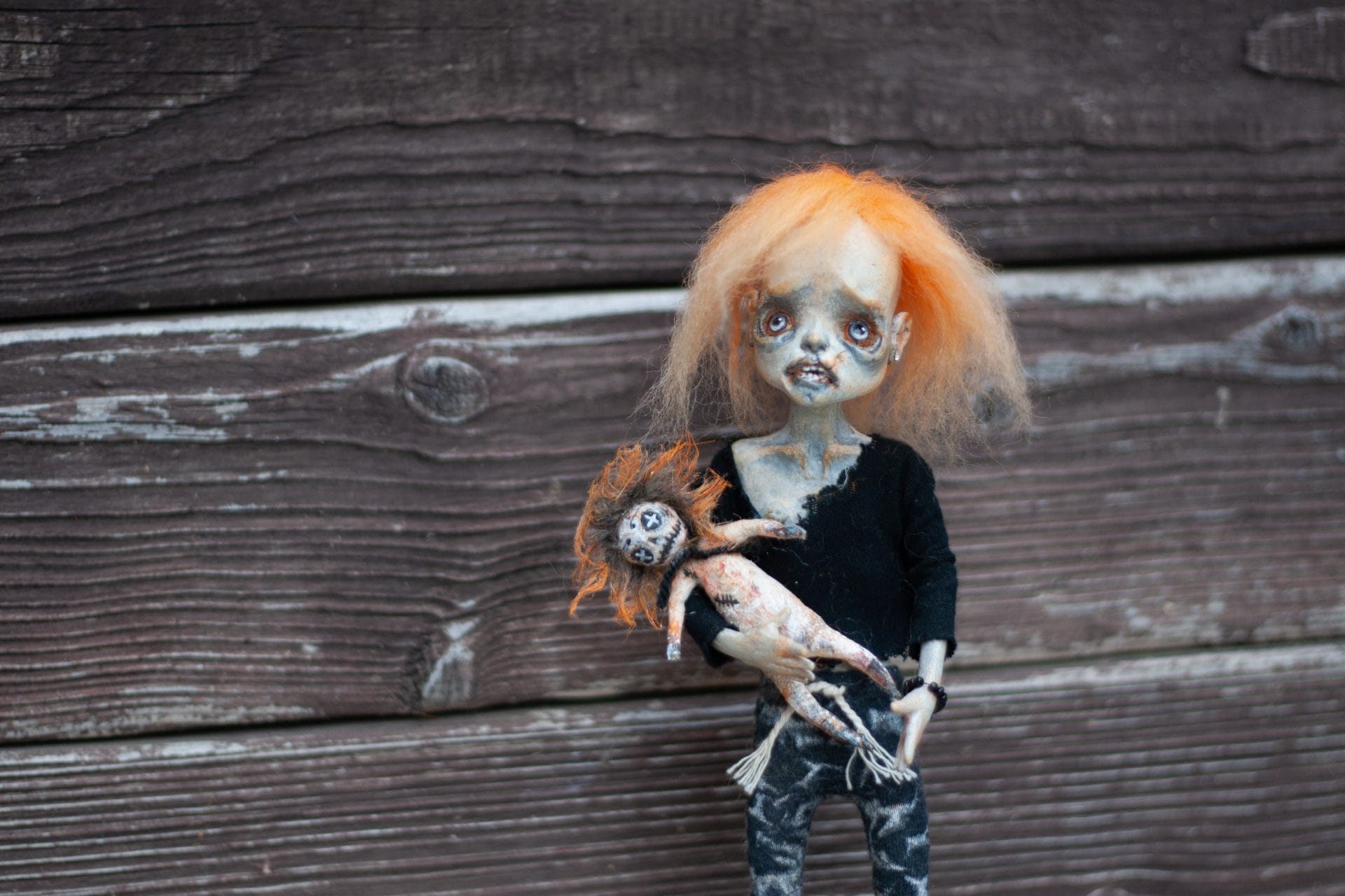 Zombie baby unique handmade doll 2 Zombie baby unique handmade doll - Image 2