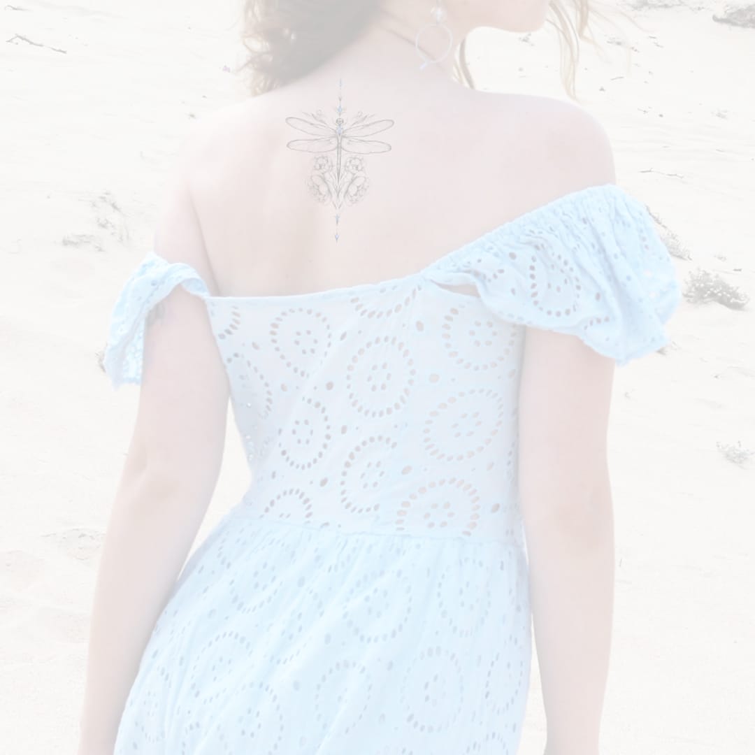 Dragonfly Tattoo Design Flowers And Dragonfly Tattoo Idea Stencil 4 Dragonfly Tattoo Design Flowers And Dragonfly Tattoo Idea Stencil - Image 4