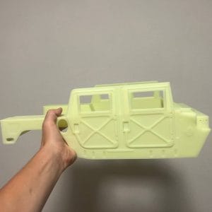 SLA 3D printed Hummer HMMWV Humvee