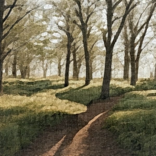 Painting - "The Green Trail Beckons''