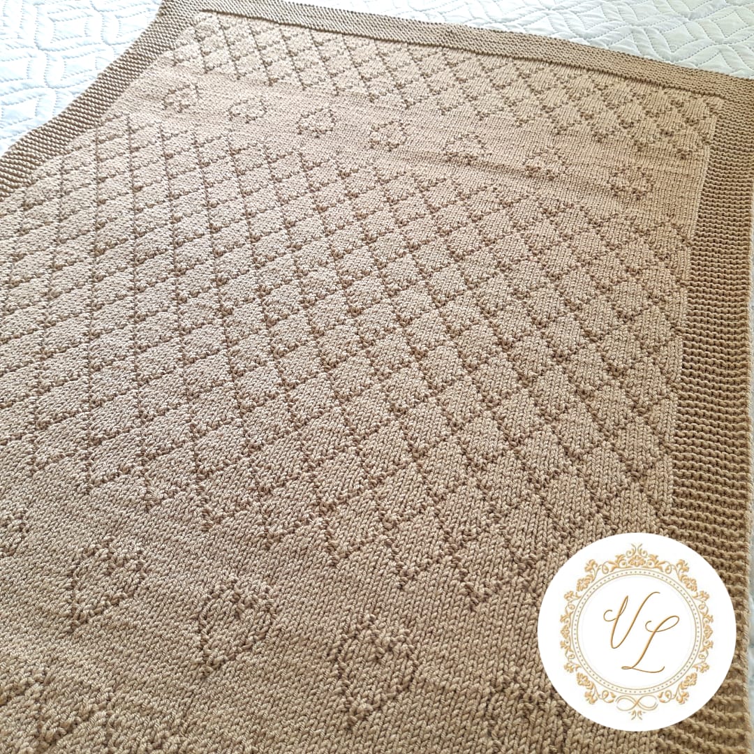 Step-by-Step Knitting Pattern Baby Blanket | v31 2 Step-by-Step Knitting Pattern Baby Blanket | v31 - Image 2