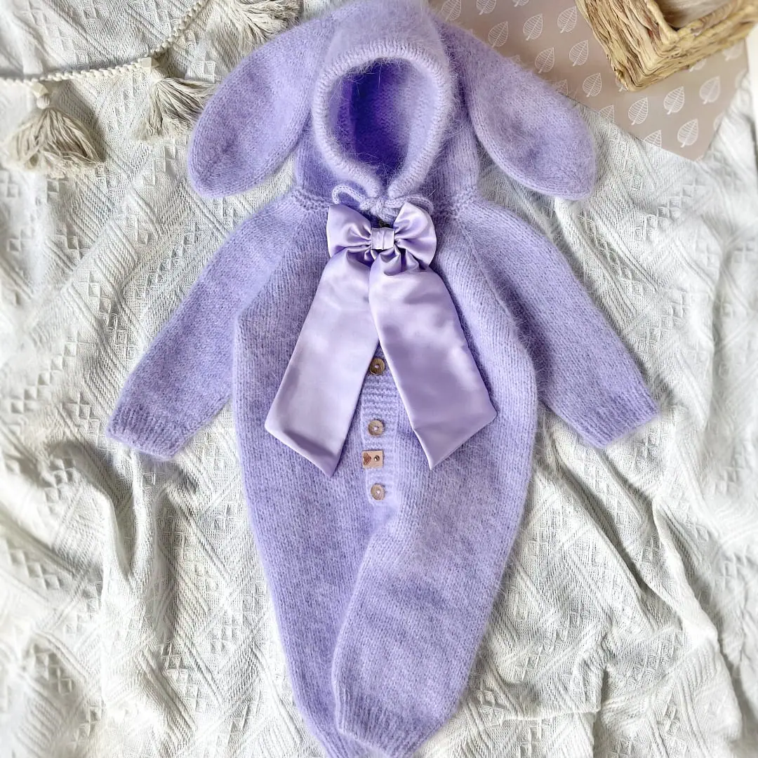 Rabbit Ears Baby Romper main image 0