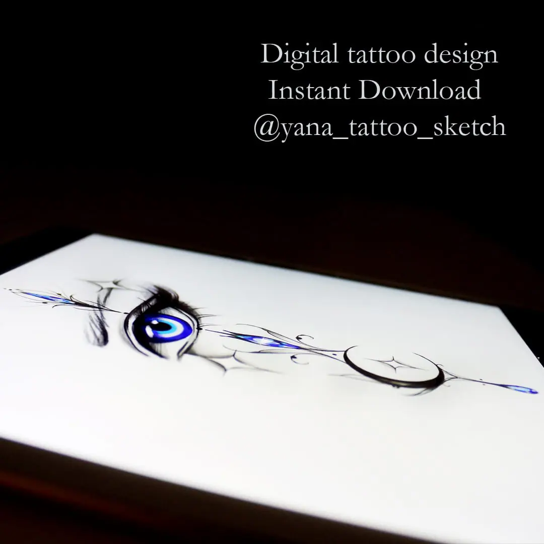 Evil Eye Tattoo Design Protective Turkish Evil Eye Tattoo Idea - Crealandia