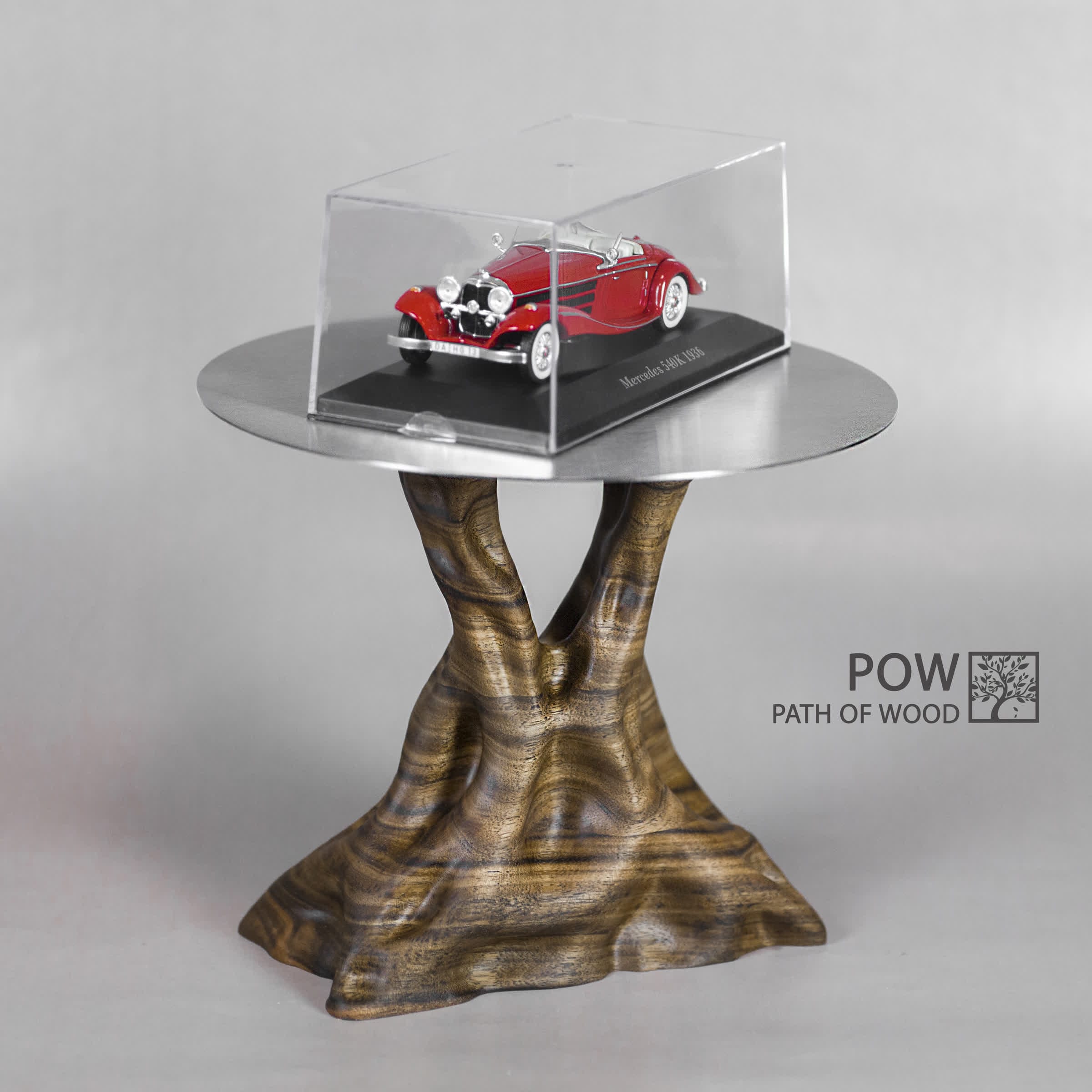 Wooden stand for diecast models Walnut - Hand Made Carving 10 Wooden stand for diecast models Walnut - Hand Made Carving - Image 10