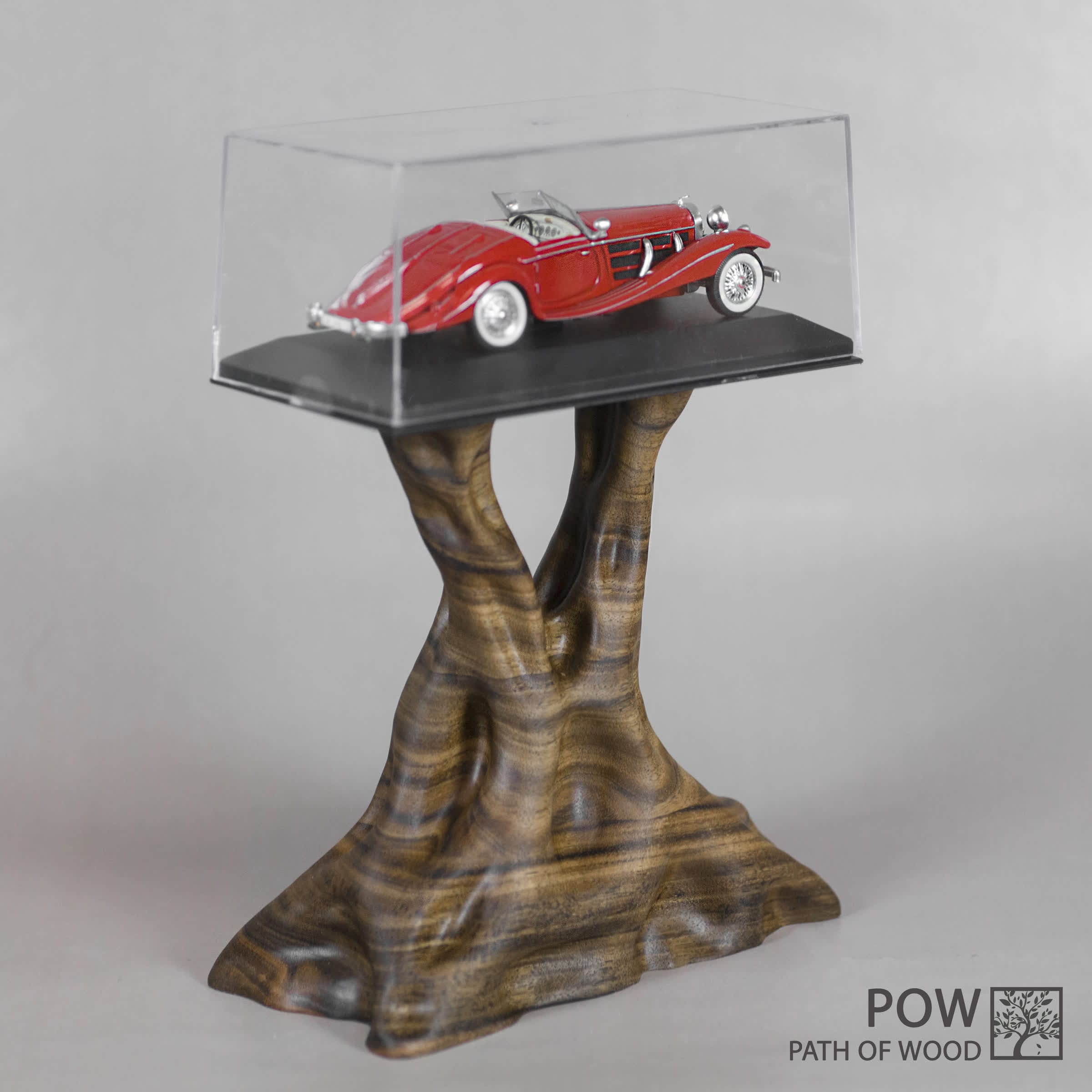 Wooden stand for diecast models Walnut - Hand Made Carving 15 Wooden stand for diecast models Walnut - Hand Made Carving - Image 15