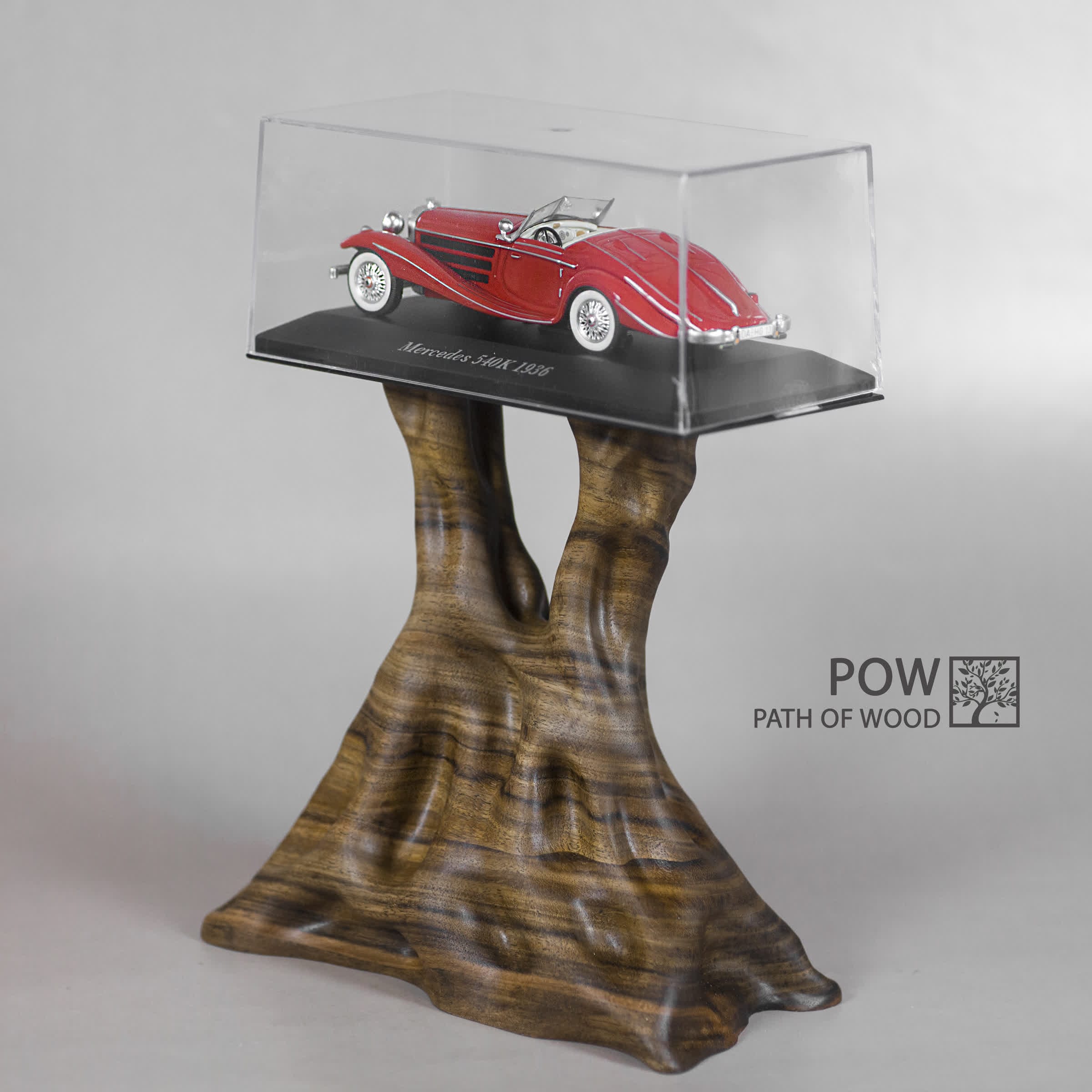 Wooden stand for diecast models Walnut - Hand Made Carving 13 Wooden stand for diecast models Walnut - Hand Made Carving - Image 13