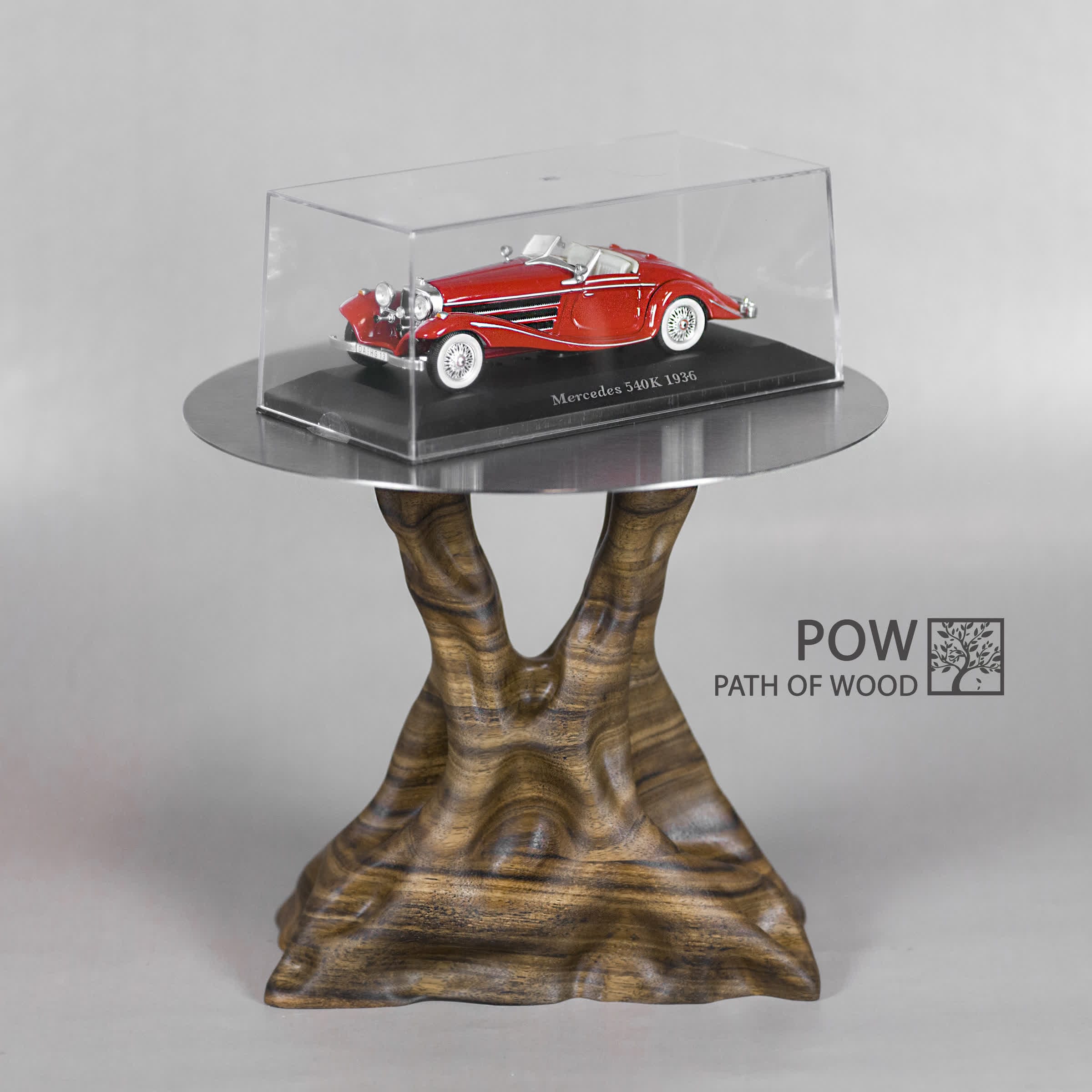 Wooden stand for diecast models Walnut - Hand Made Carving 11 Wooden stand for diecast models Walnut - Hand Made Carving - Image 11