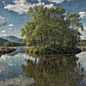 Painting - "River's Heart''