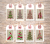 Christmas cross stitch pattern Gift tags Thank You tags Instant Download 134