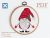 Christmas gnome cross stitch pattern