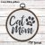 Cat mom cross stitch pattern PDF, Cat lover cross stitch design