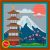 Pagoda Cross Stitch Pattern | Mount Fuji