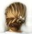 Small hair pin pearl and leaves Bridal hair piece Mini hair pins