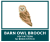 Brick stitch barn owl bead pattern