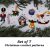 Christmas decorations crochet patterns, Set of 7, Xmas crochet
