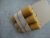Set of candles made of natural wax
