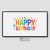Samsung Frame TV Art Happy Birthday