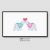 Valentine’s Day Samsung Frame TV Art Polar Bears In Love