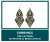 Earrings brick stitch or peyote bead pattern