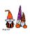Stained Glass Gnome Pattern Set of 2