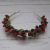 Greenery hair wreath berries of cold porcelain Druid Headpiece