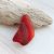 Ambergine red sea glass