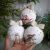 Set of 3 Christmas tree toys Bunny Mouse Squirrel