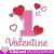 1 st Valentines applique Machine embroidery design