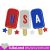 4th of July Popsicle Machine embroidery design