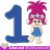 Trolls Birthday 1st Birthday Machine embroidery design