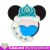 Queen ELSA Tiara Mickey Minnie Machine embroidery design